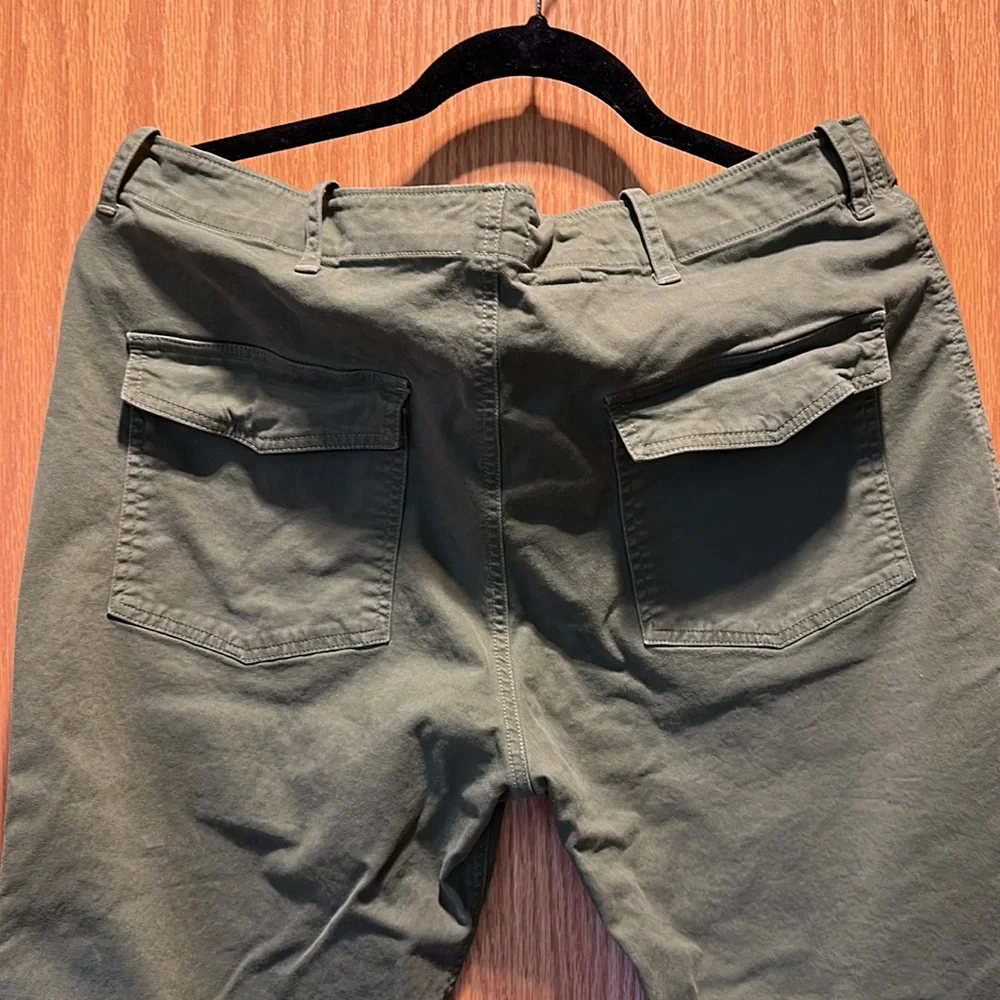 Nili Lotan Green Ankle Cropped Pants - Picture 4 of 4